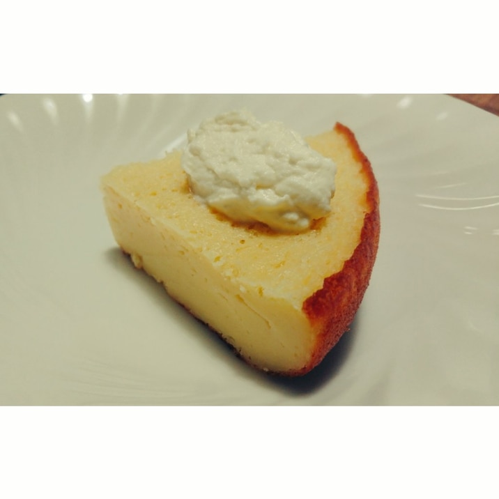 炊飯器deもっちもち❤️粉チーズで作るチーズケーキ